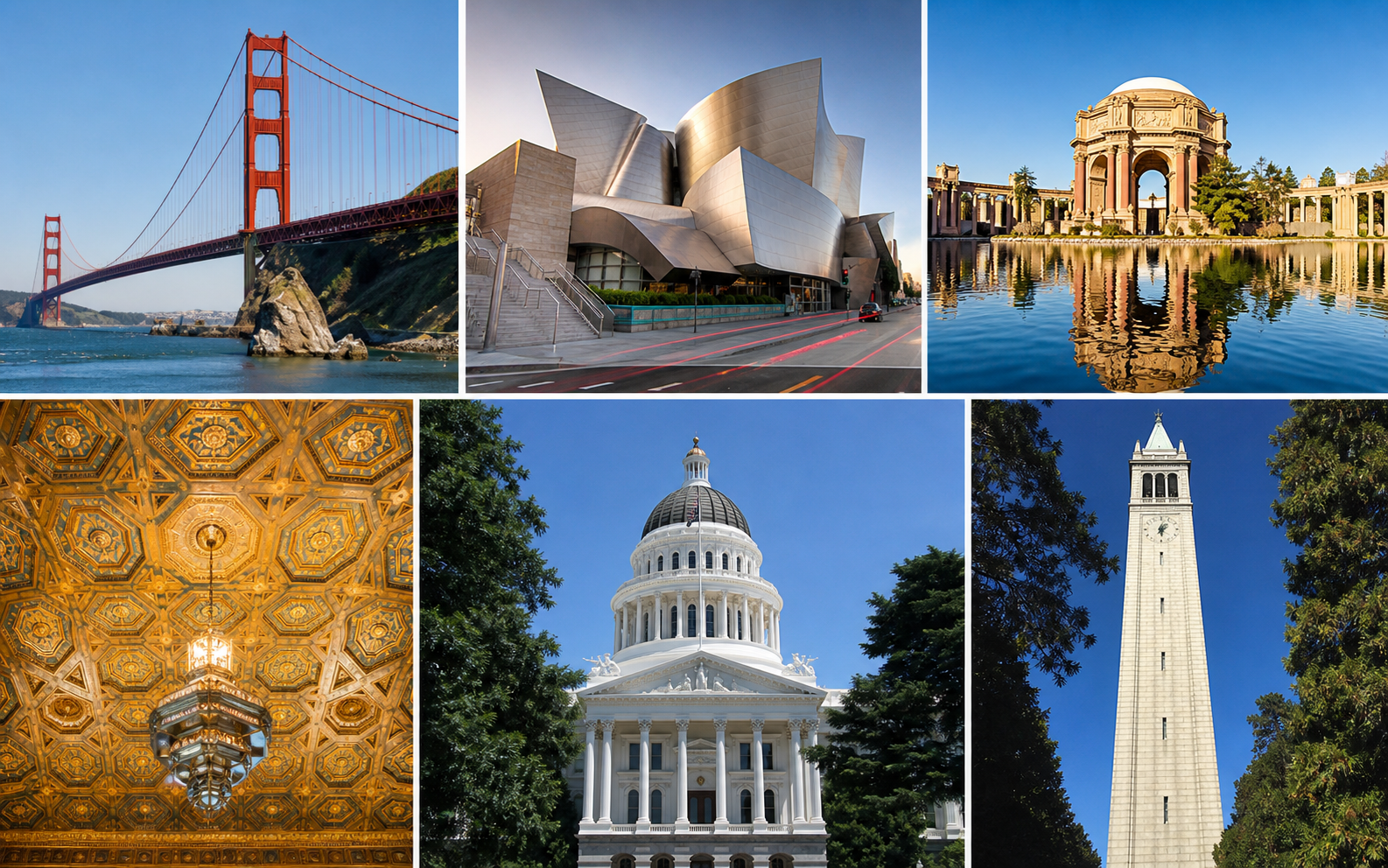 best architectural landmarks in California