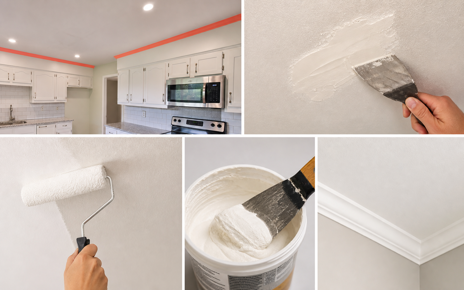 how to hide an uneven ceiling
