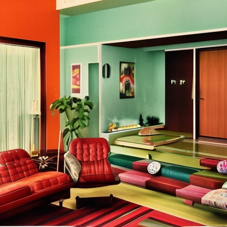 Psychedelic 70s Interior Design