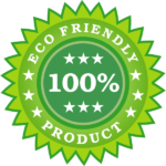Eco friendly product sticker vector illustration | Free SVG
