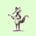 Un zorro tocando la guitarra #art #illustration #drawing #… | Flickr