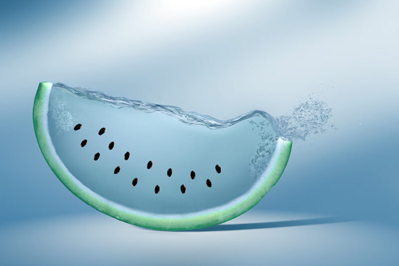 Techniques for cleaning watermelon stains on garments