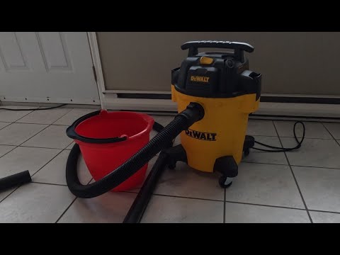 How To Vacuum Water With A Wet Dry Shop Vac tutorial