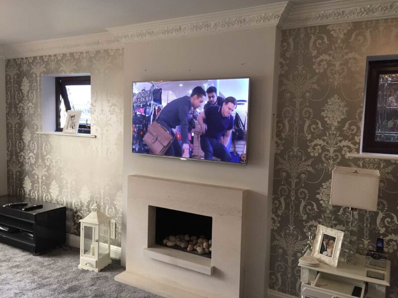 TV Over Fireplace