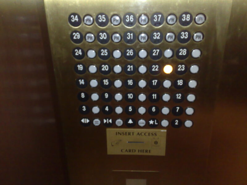 Signature at MGM Grand - lift