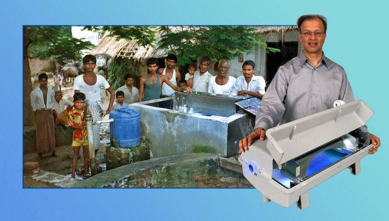 UV light water purifier and softener