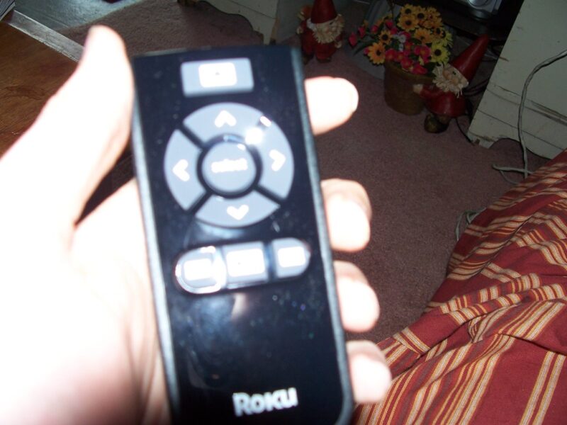 Image of a Roku Remote