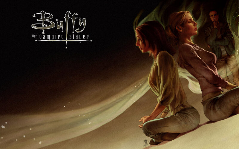 Buffy and Willow Alyson Hannigan
