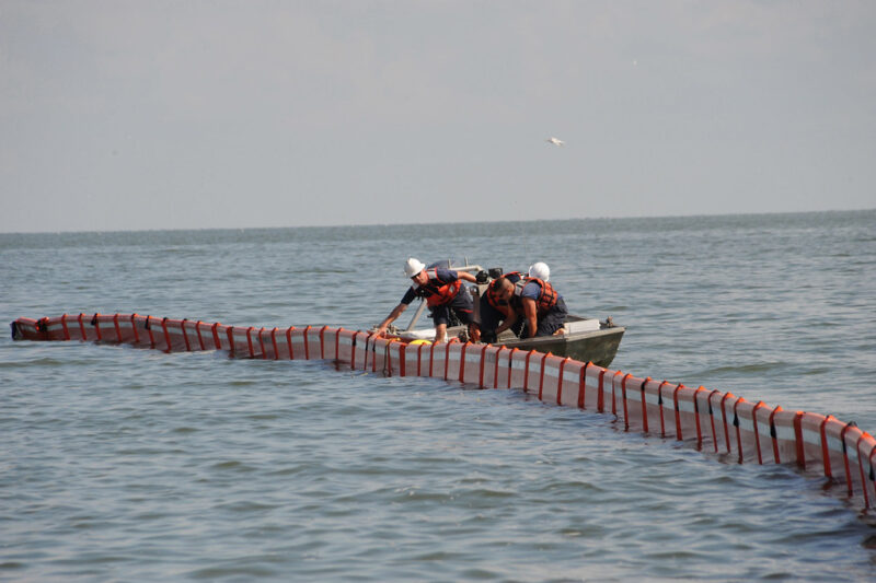 Setting Boom, Raccoon Island June 16