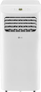 LG LP0624WFR Portable Air Conditioner w/Remote, Cools 250 Sq.Ft, Quiet Operation, 115V, 6,000 BTU (9700 ASHRAE), White