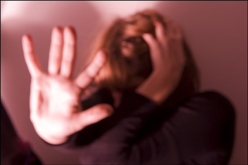 Domestic violence concept