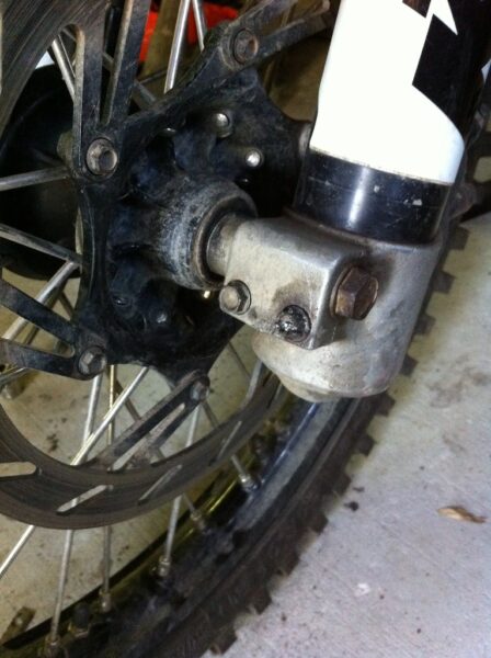 Rounded stripped bolt head