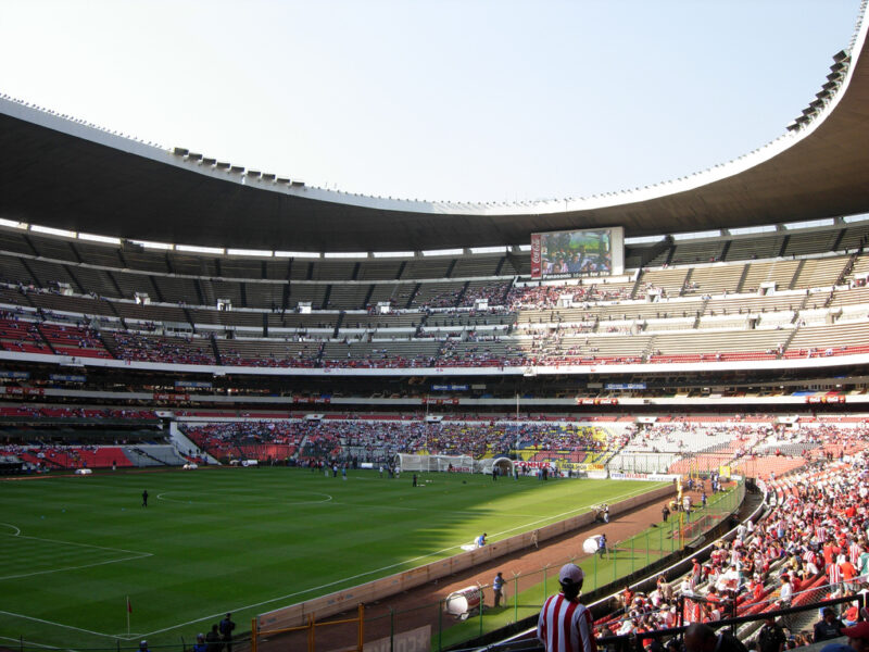 Estadio Azteca exterior view in Mexico City