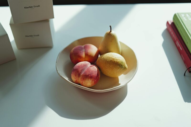 Peach Bowl themed still life with peaches