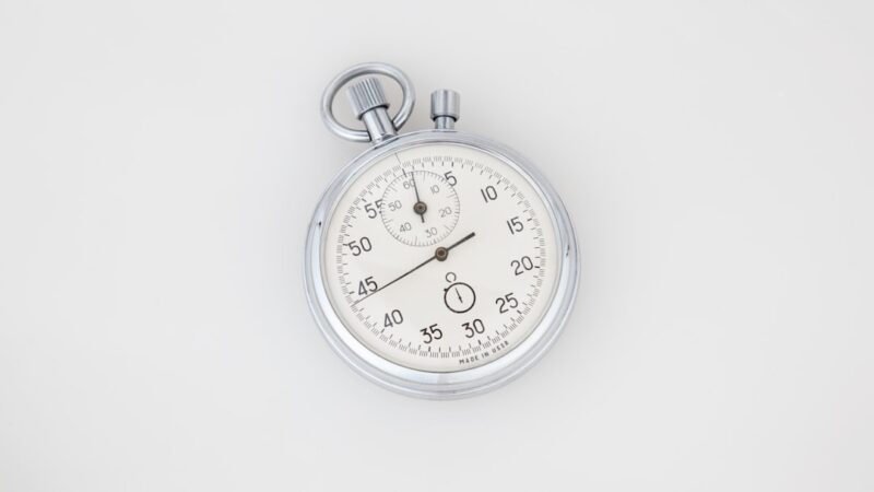 Timer on iPhone camera screen