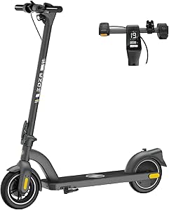 Electric Scooter ZD01, 500W Peak Motor & 19 MPH Electric Scooter Adults, 12-15 Mi Range Electric Kick Scooters, 8.5