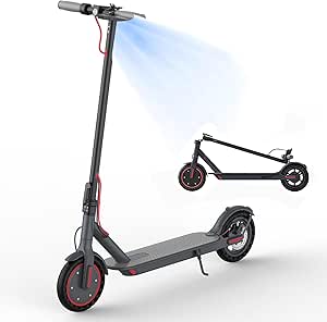 Folding Electric Scooter for Adults with Seat - 19MPH & 21-Mile Range, 350W Motor, 8.5