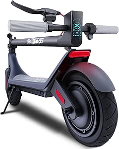 Electric Scooter A6L ECO,Electric Scooter Adults with 10IN Shock Absorbing Tires,10.2AH Big Battery,Max 350W Motor,19 Miles Long Range,APP Control,Rated 15.5MPH, E Scooter