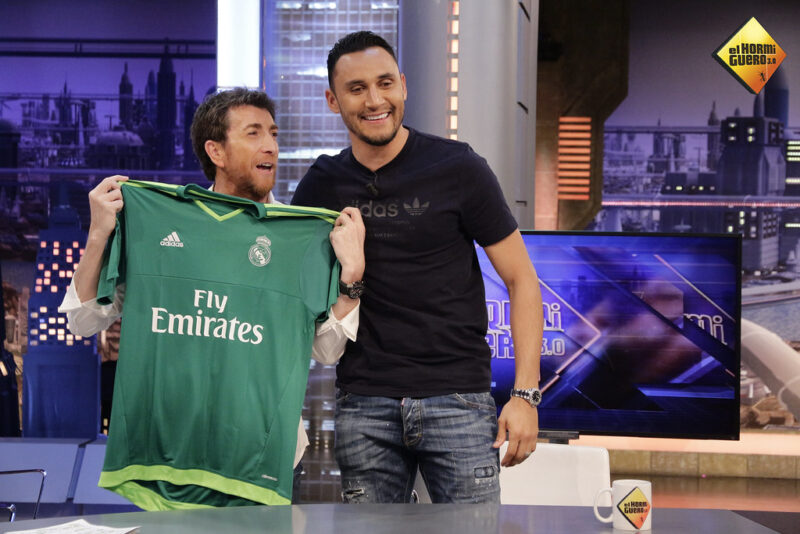 Keylor Navas vino a divertirse a El Hormiguero