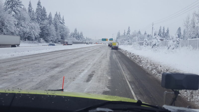 Compact snow and ice removal