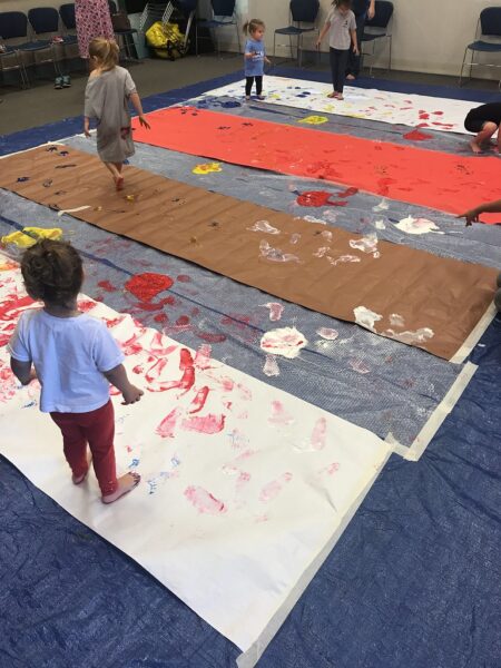 Little Explorers Bubble Wrap Painting