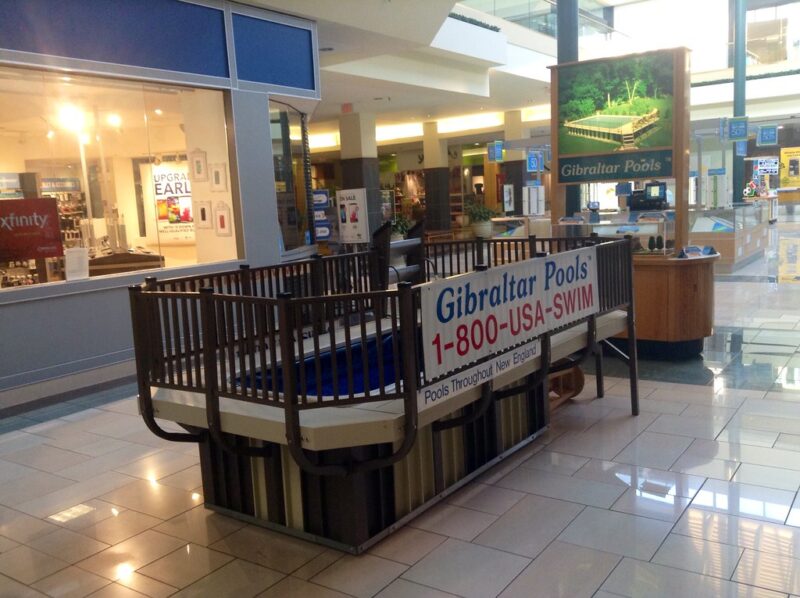 Gibraltar Pools Sales Display. 7/2014 by Mike Mozart of TheToyChannel and JeepersMedia on YouTube #Gibraltar #Pools