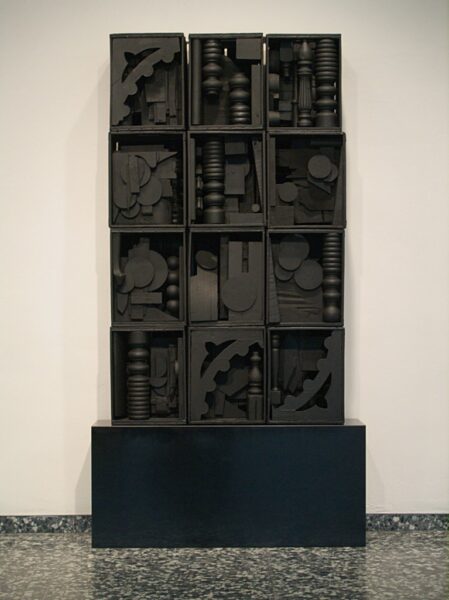 Louise Nevelson's 1964 'Black Wall' (Washington, DC)