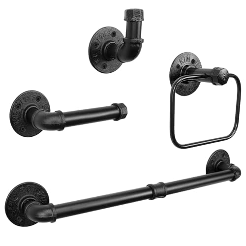 industrial pipe bathroom accessory
