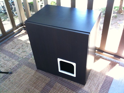 Ikea Besta hack featuring an innovative use of space.