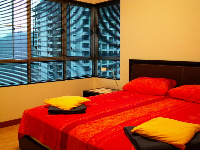 Expat Malaysia - Bedroom Mont Kiara condo, Kuala Lumpur, Malaysia.