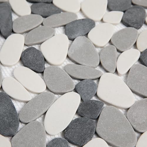 Lovdeco Pebble Tile Shower Floor