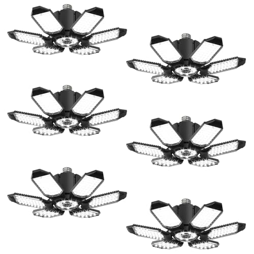 Adiding LED Garage Ceiling Light - 6 Pack Adjustable