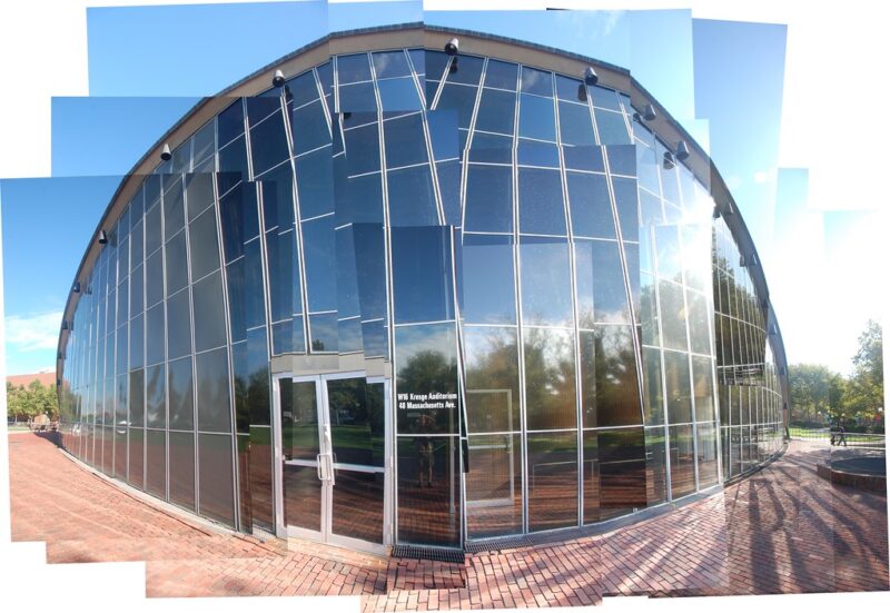 Kresge Auditorium Panorama showing theater architecture