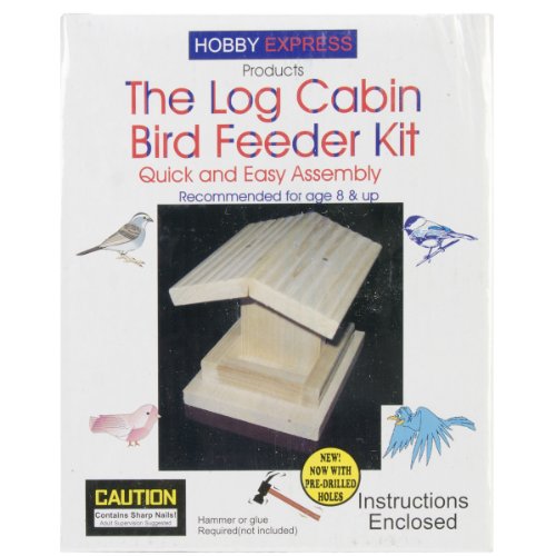 Log Cabin Bird Feeder Kit