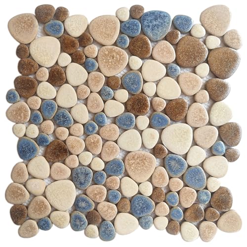 Parrotile Yosemite Matte Pebble Stone Tiles