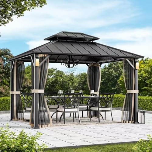 Modern Shade The Horizon Permanent Hardtop Gazebo