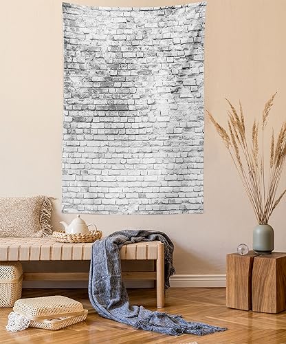 Lunarable Brick Wall Tapestry Twin Size