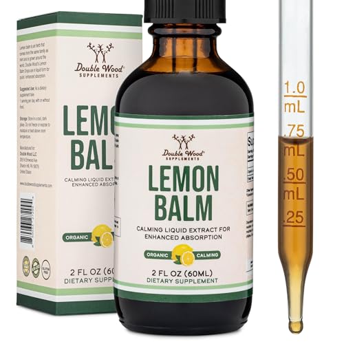 Double Wood Supplements Organic Lemon Balm Tincture