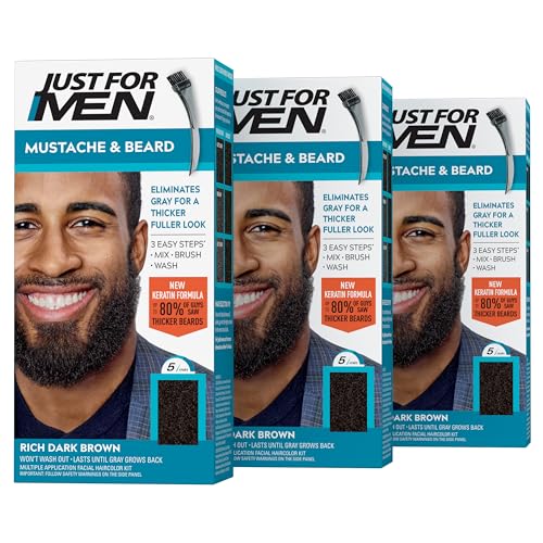 Rich Dark Brown Beard Dye