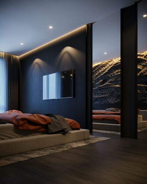 black bedroom ideas interior photo