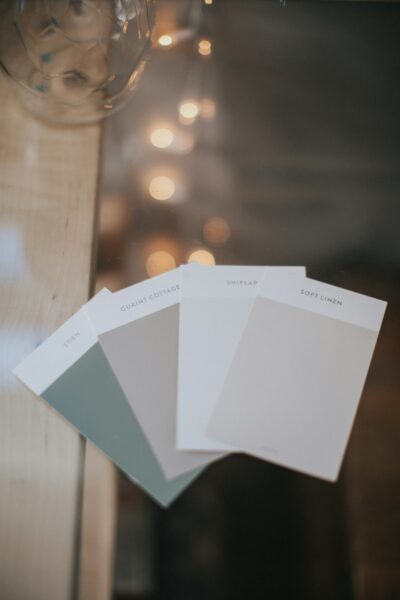 Warm white interior space