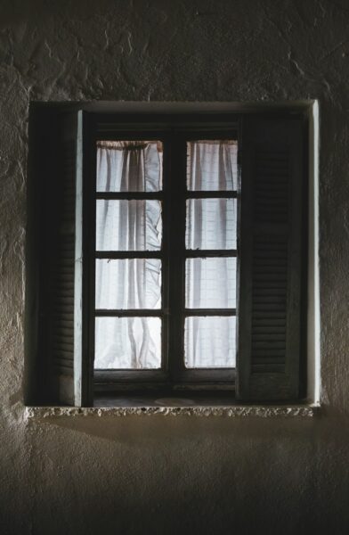 window above door photo