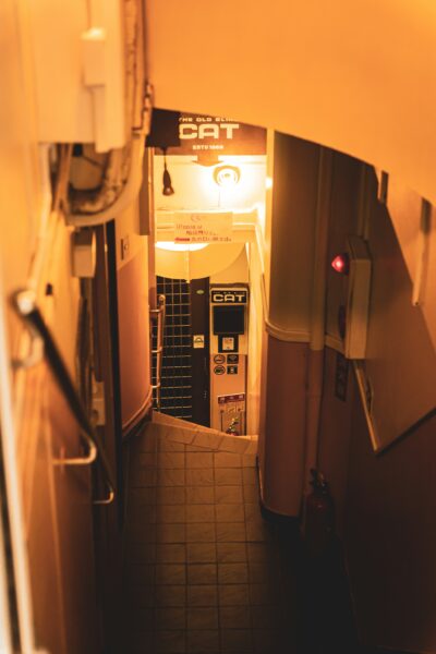 A Japanese bar in the basement