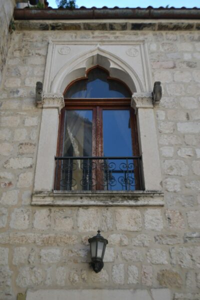 window above door photo