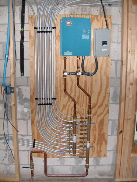 Finished the plumbing finally!
