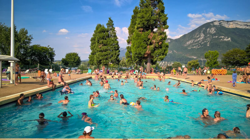 public swimming pool @ annecy France