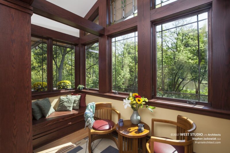 Modern Prairie Style Look Out Bay Window Seat
