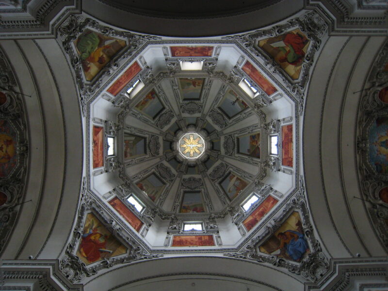 Salzburg - Cathedral ceiling