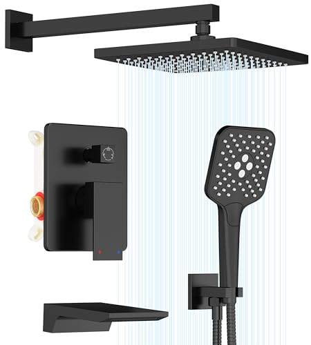 Gabrylly Shower System with Tub Spout.