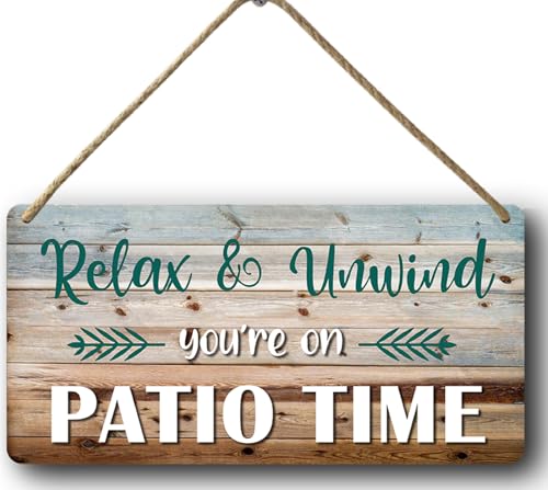 Patio Sign Outdoor Patio Signs